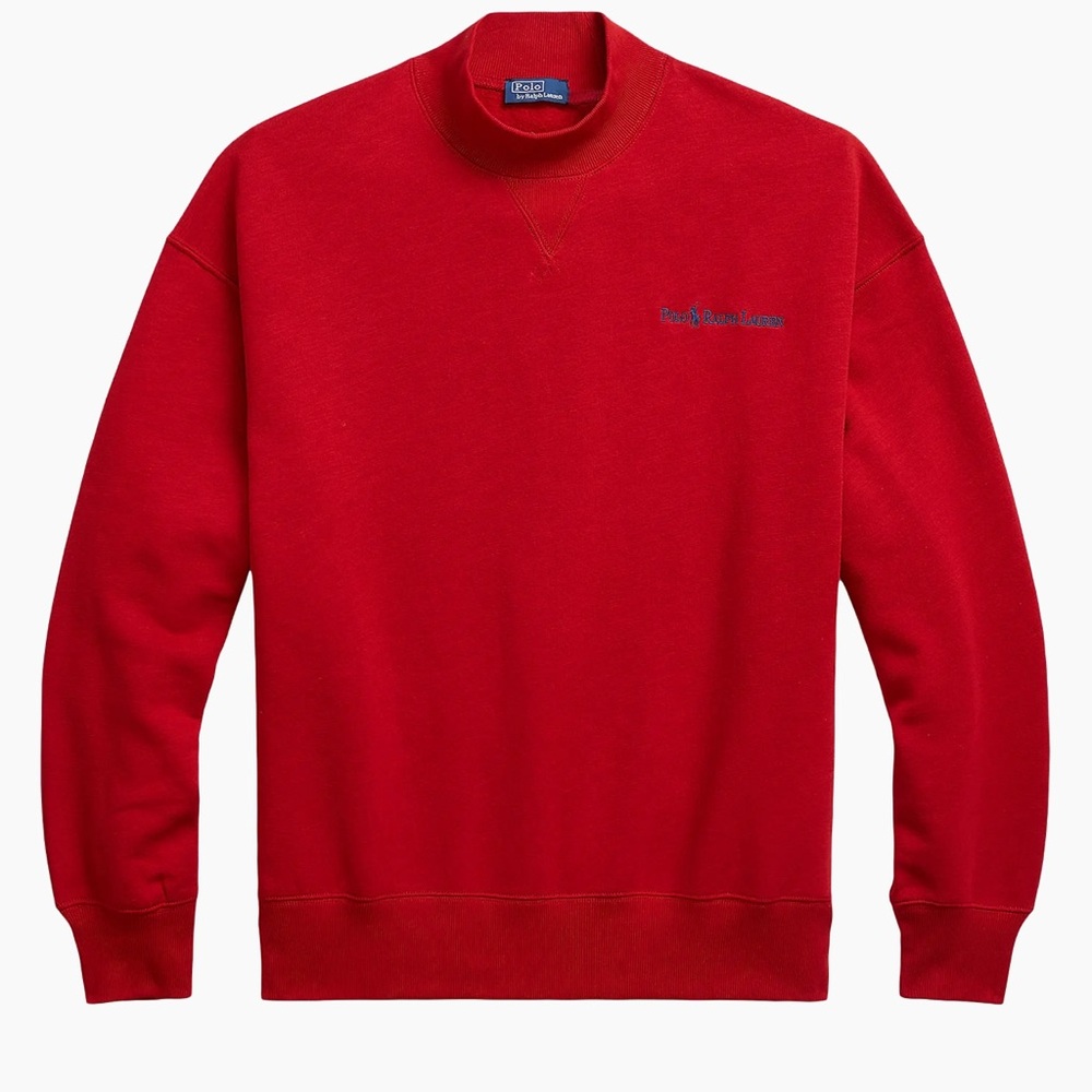 Polo Ralph Lauren mock neck sweatshirt, bought from Saks
